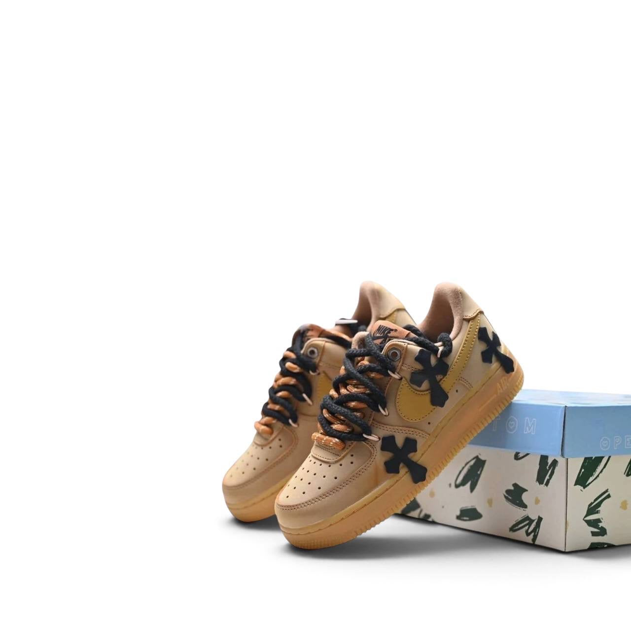Маратонки Air Force 1 Brown