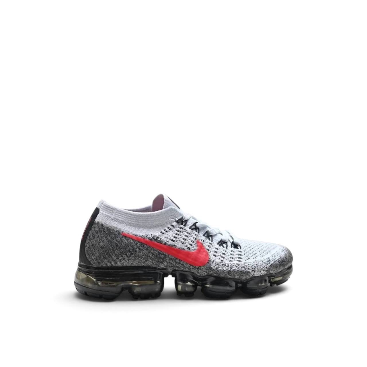 Маратонки Air VaporMax Flyknit Platinum Red Black