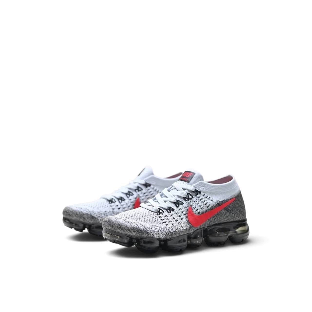 Маратонки Air VaporMax Flyknit Platinum Red Black